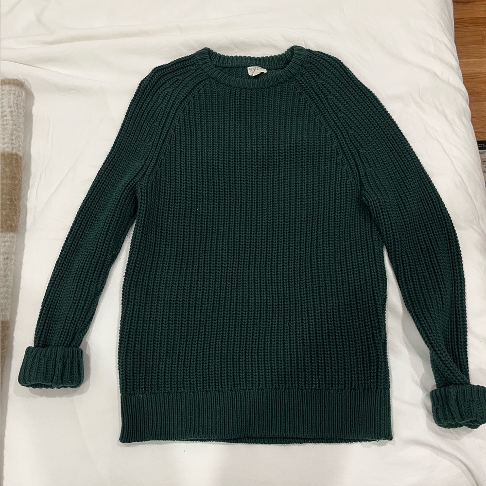 J crew men’s cotton sweater